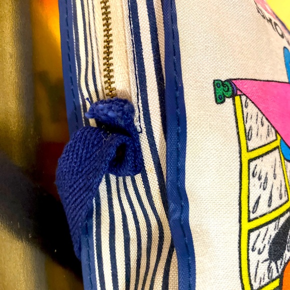 WALT DISNEY GOOFY VINTAGE COMIC BOOK SHOWCASE GOOFY CANVAS ZIP UP BOOK BAG RARE - Picture 11 of 16